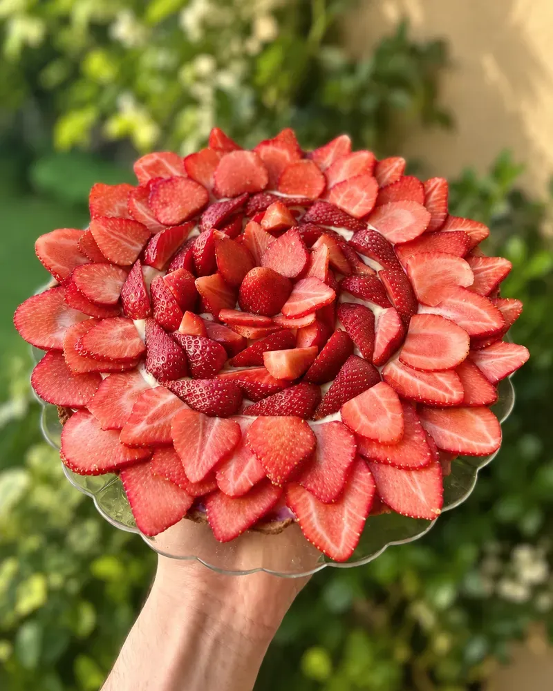 fraisier en fleur